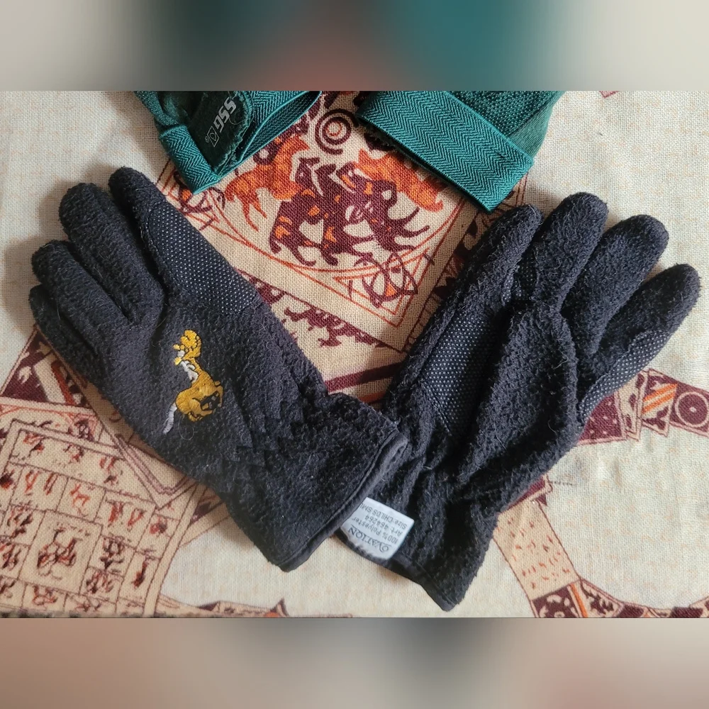 Equestrian CHILD Riding Gloves, 2pair SMALL